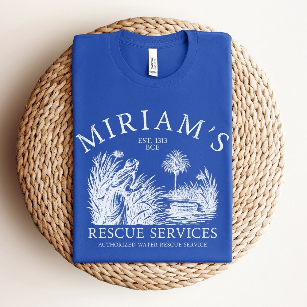 Miriam's Rescue Services | Passover Funny T-shirt