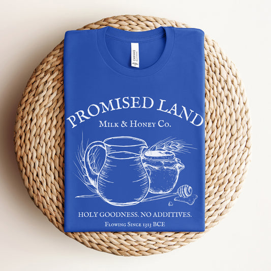 Promised Land Milk & Honey Co. | Shavuot Humor T-shirt