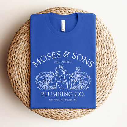 Moses Plumbing Company | Passover Funny T-shirt