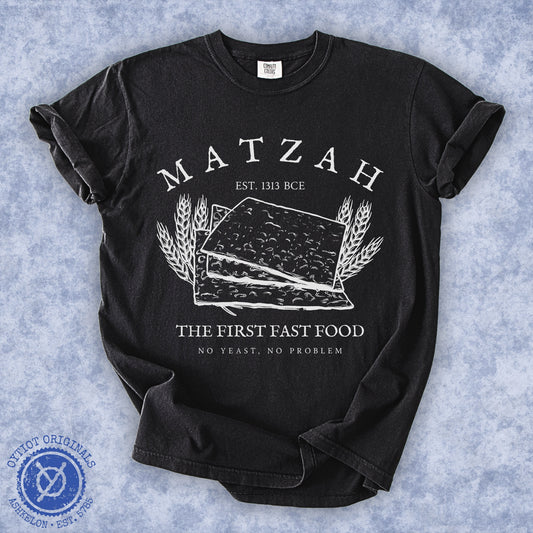Matzah The First Fast Food | Washed T-shirt