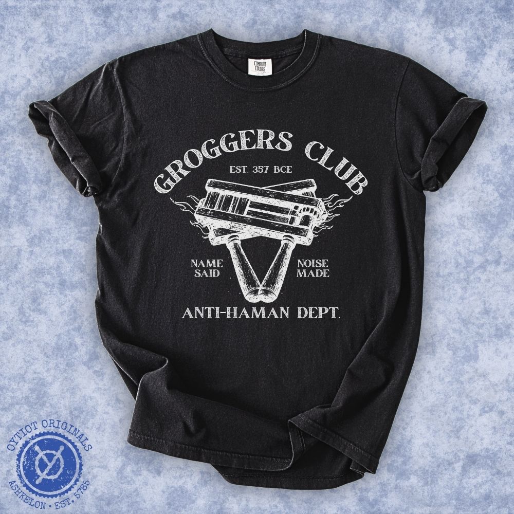 Groggers Club | Purim Humor Heavyweight T-shirt