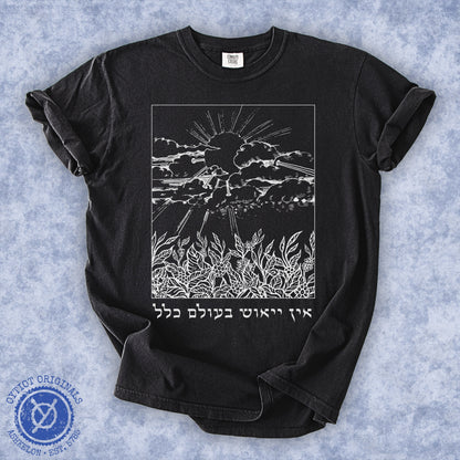אין ייאוש בעולם כלל | Rabbi Nachman Quote Washed T-shirt