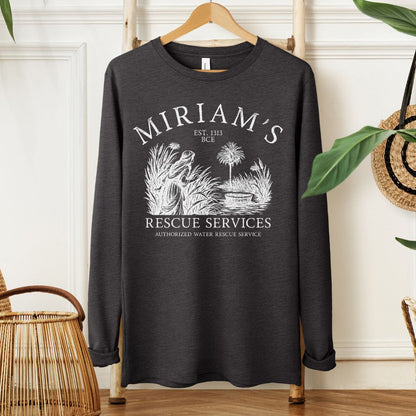 Miriam's Rescue Services | Funny Passover Long Sleeve Tee