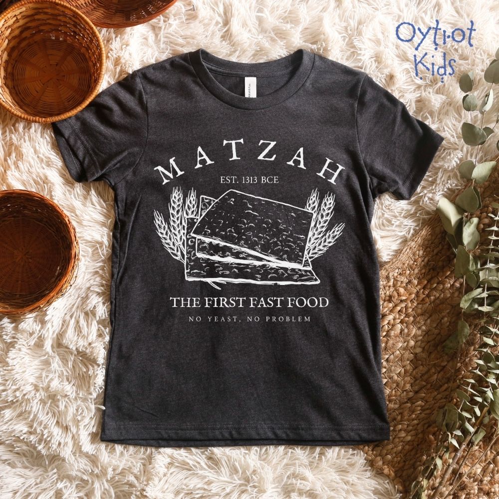 Matzah The First Fast Food Passover Humor Youth T-shirt