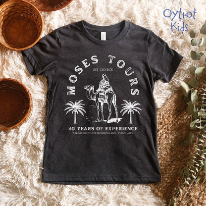 Moses Tours Funny Passover Youth T-shirt