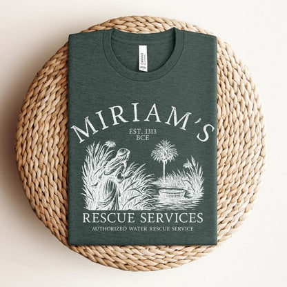 Miriam's Rescue Services | Passover Funny T-shirt