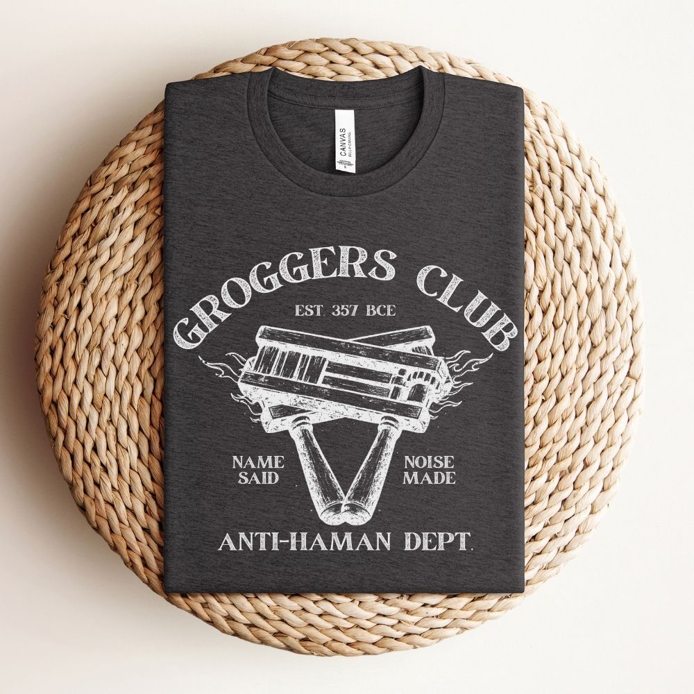 Groggers Club | Funny Purim T-shirt