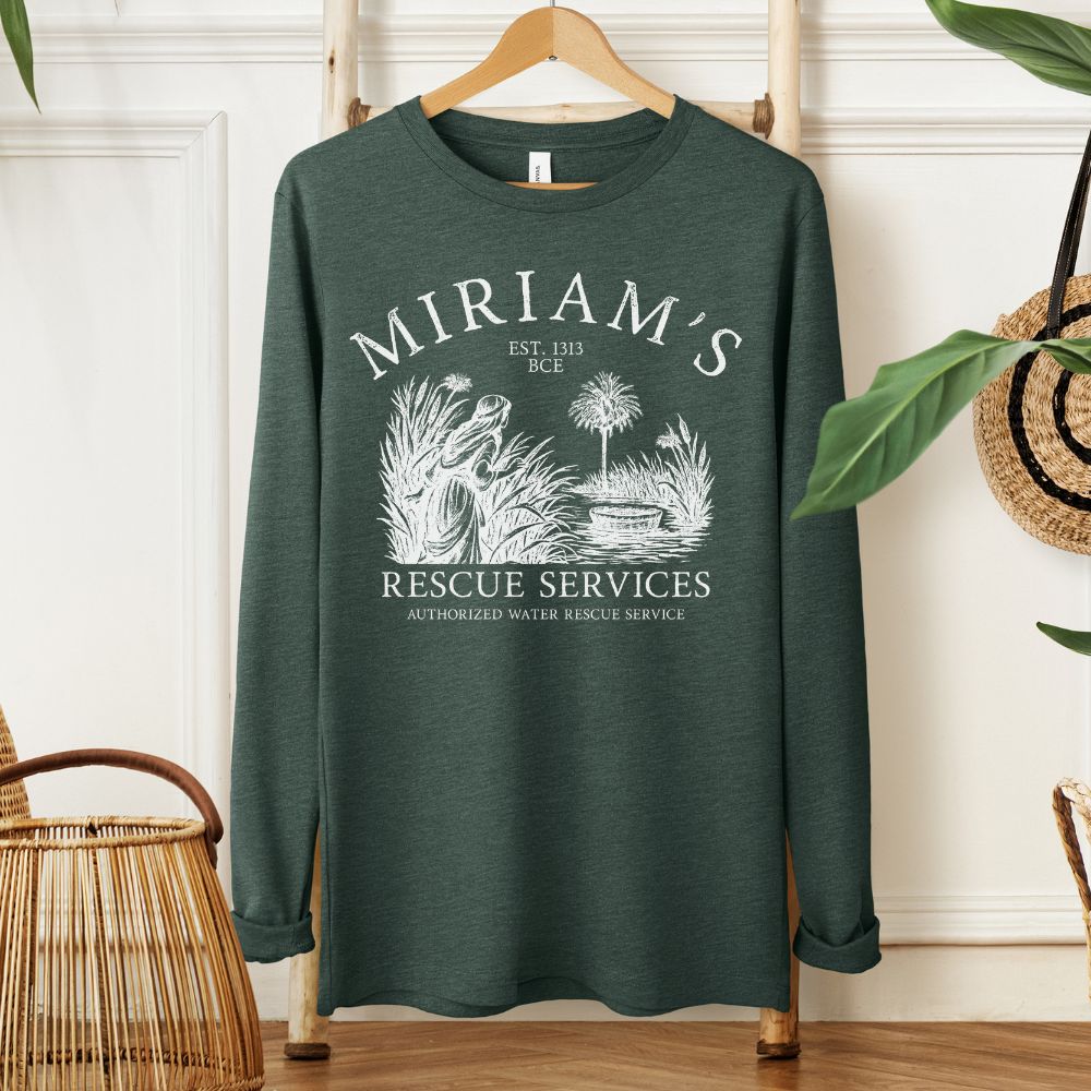 Miriam's Rescue Services | Funny Passover Long Sleeve Tee