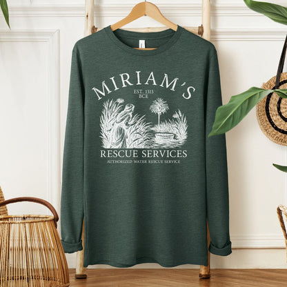 Miriam's Rescue Services | Funny Passover Long Sleeve Tee