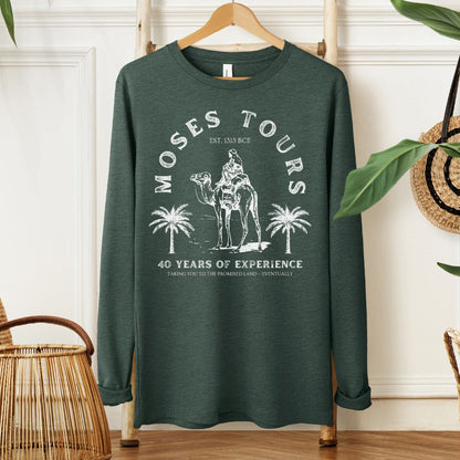 Moses Tours | Funny Passoevr Long Sleeve Tee
