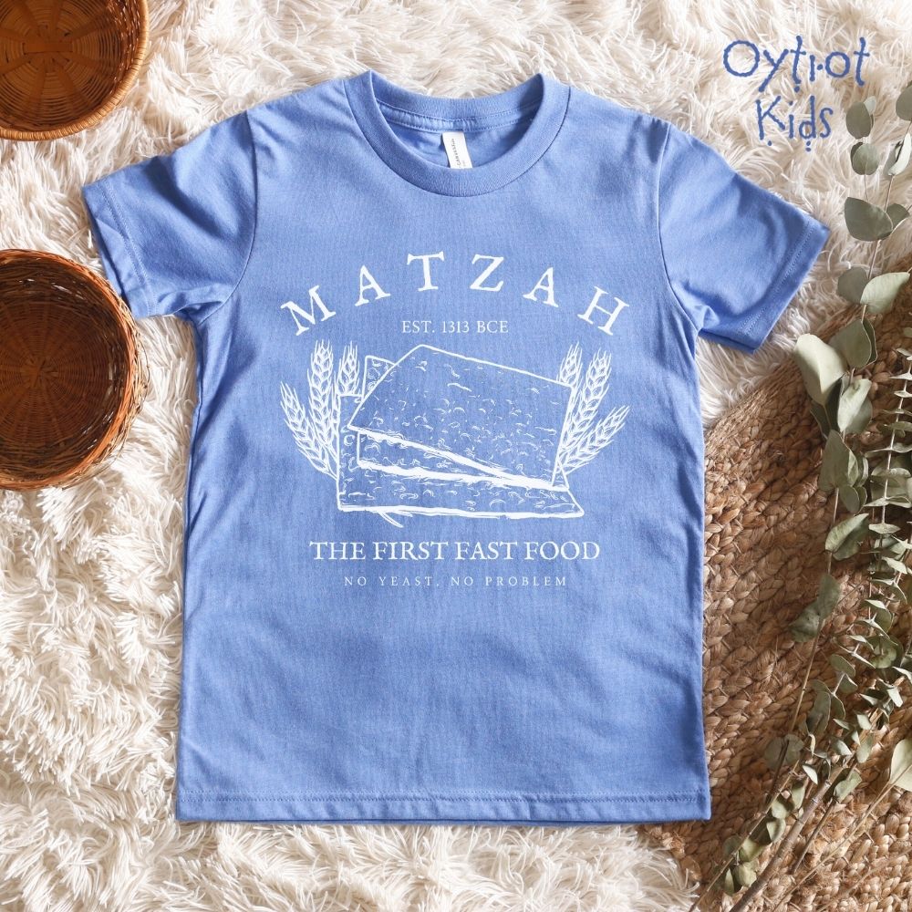 Matzah The First Fast Food Passover Humor Youth T-shirt
