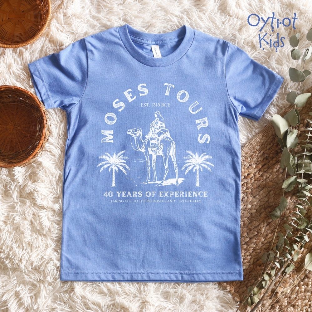 Moses Tours Funny Passover Youth T-shirt