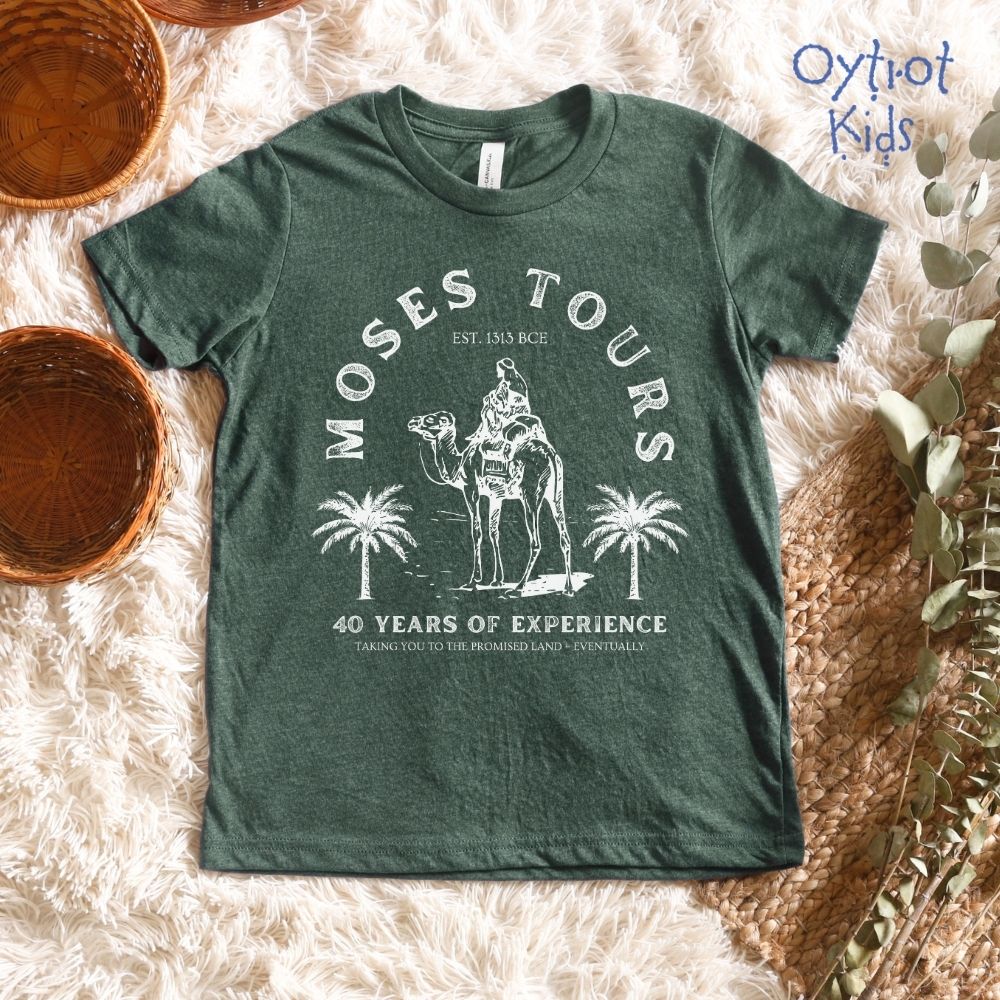 Moses Tours Funny Passover Youth T-shirt