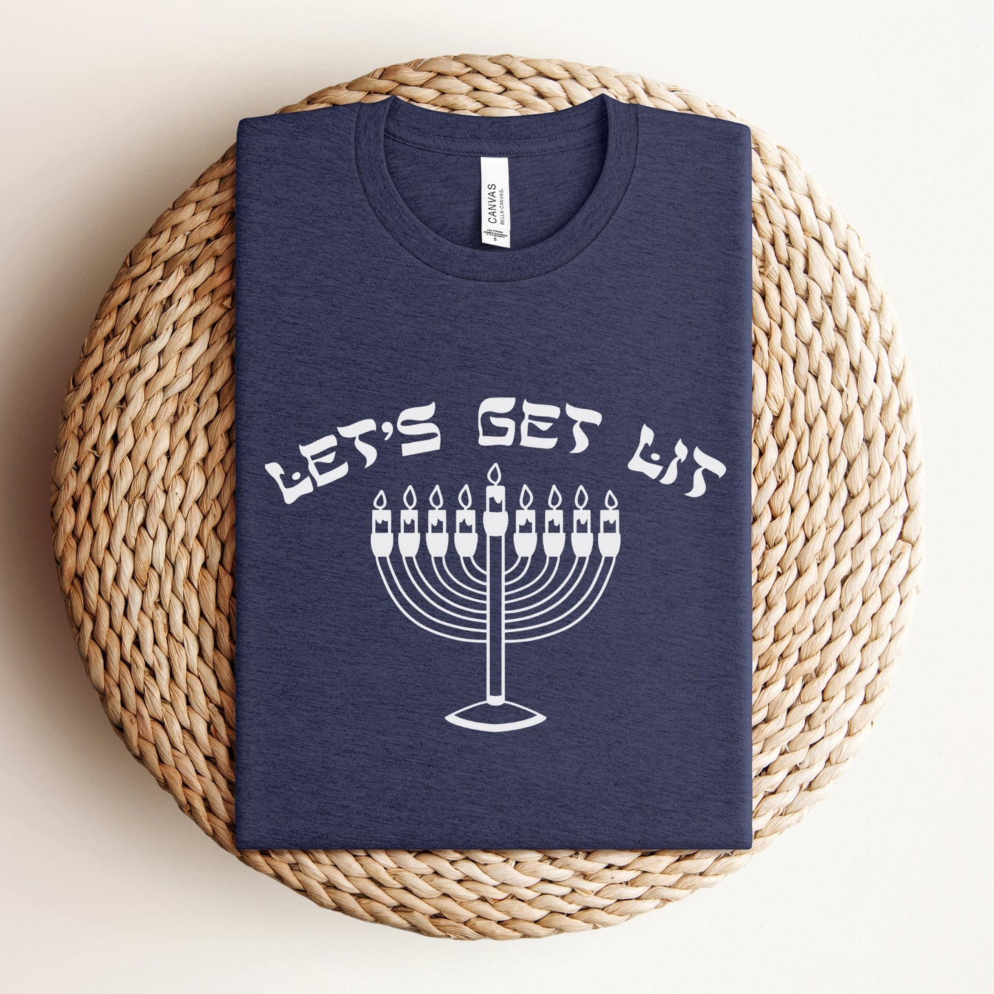 Let's Get Lit | Hanukkah Funny T-shirt