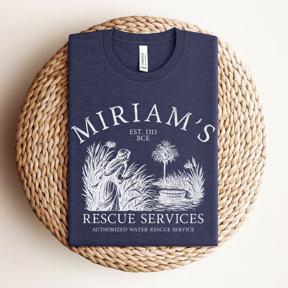 Miriam's Rescue Services | Passover Funny T-shirt