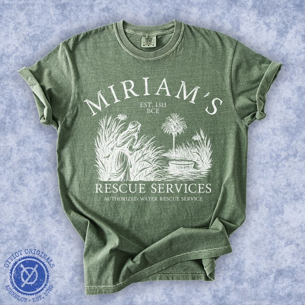 Miriam's Rescue Services | Passover Funny Heavyweight T-shirt
