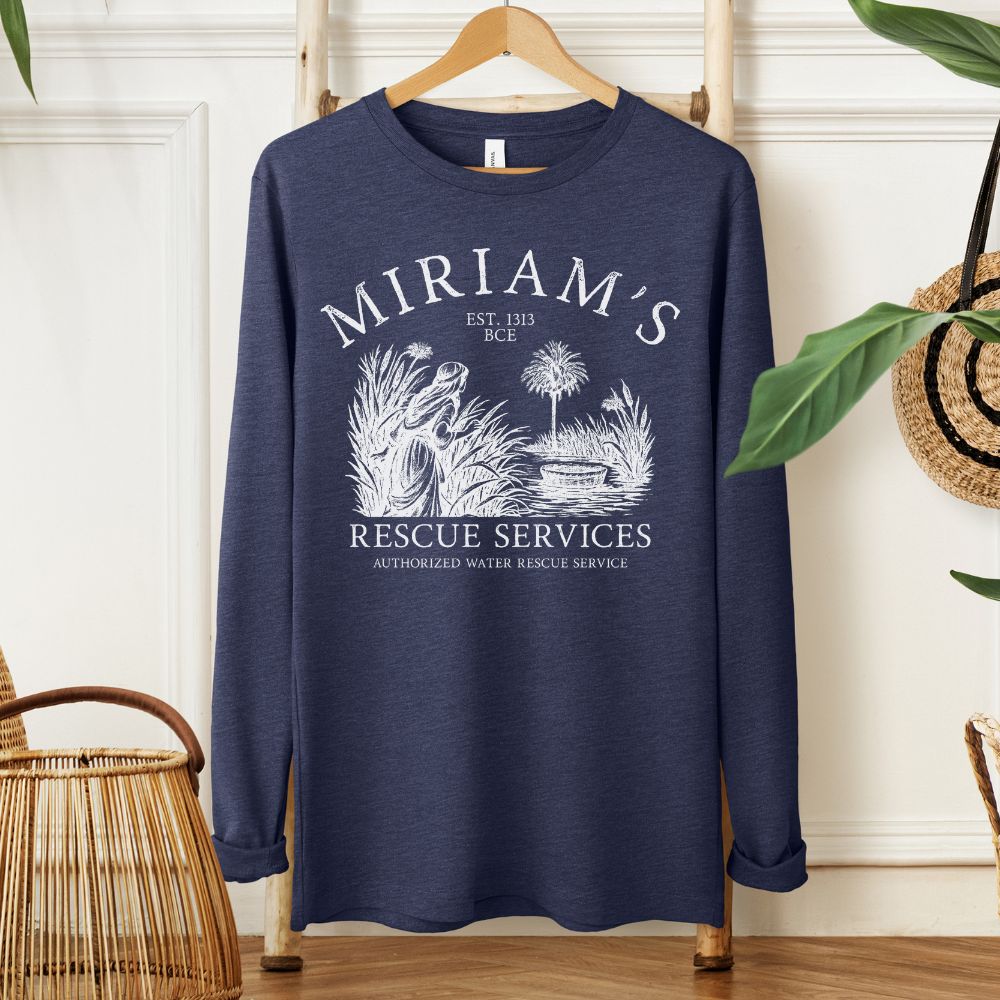 Miriam's Rescue Services | Funny Passover Long Sleeve Tee
