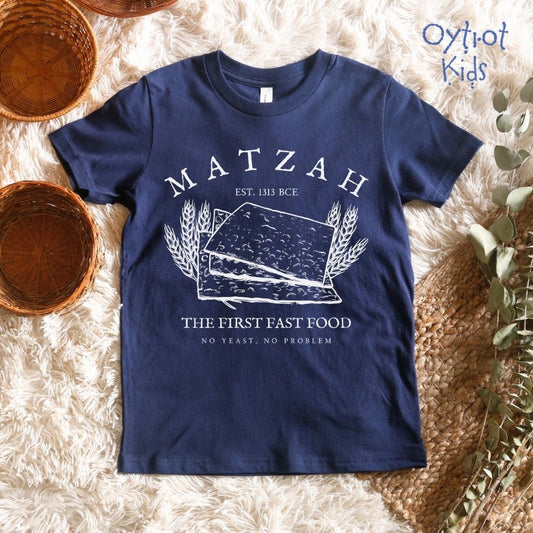 Matzah The First Fast Food Passover Humor Youth T-shirt
