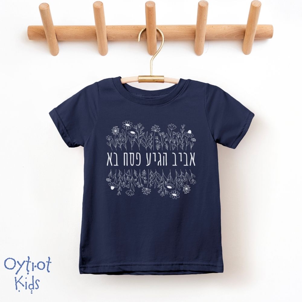 אביב הגיע פסח בא | Passover Toddler T-shirt