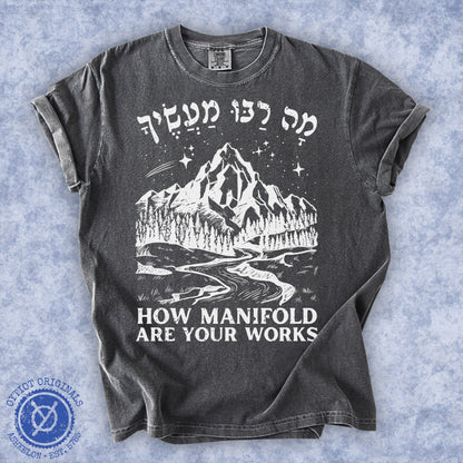 מה רבו מעשיך | Psalms 104 Washed T-shirt