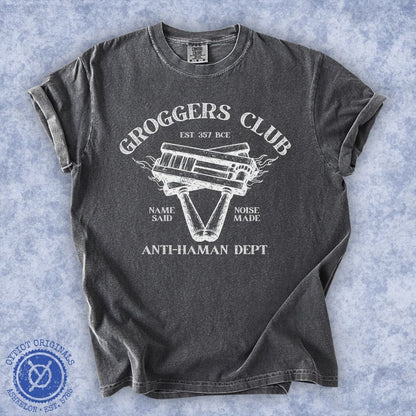 Groggers Club | Purim Humor Heavyweight T-shirt