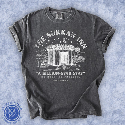 The Sukkah Inn | Sukkot Humor Washed T-shirt