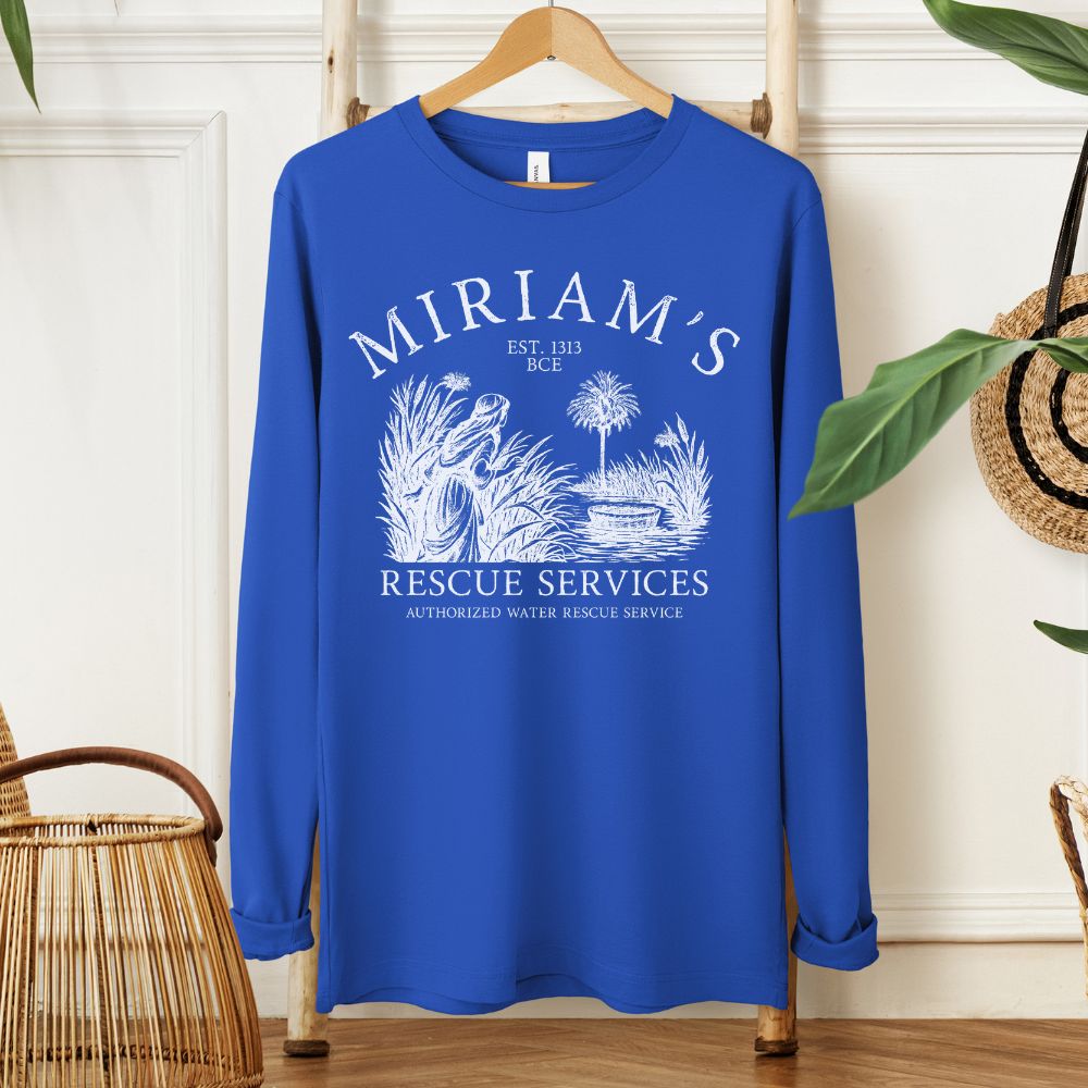 Miriam's Rescue Services | Funny Passover Long Sleeve Tee