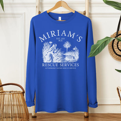 Miriam's Rescue Services | Funny Passover Long Sleeve Tee