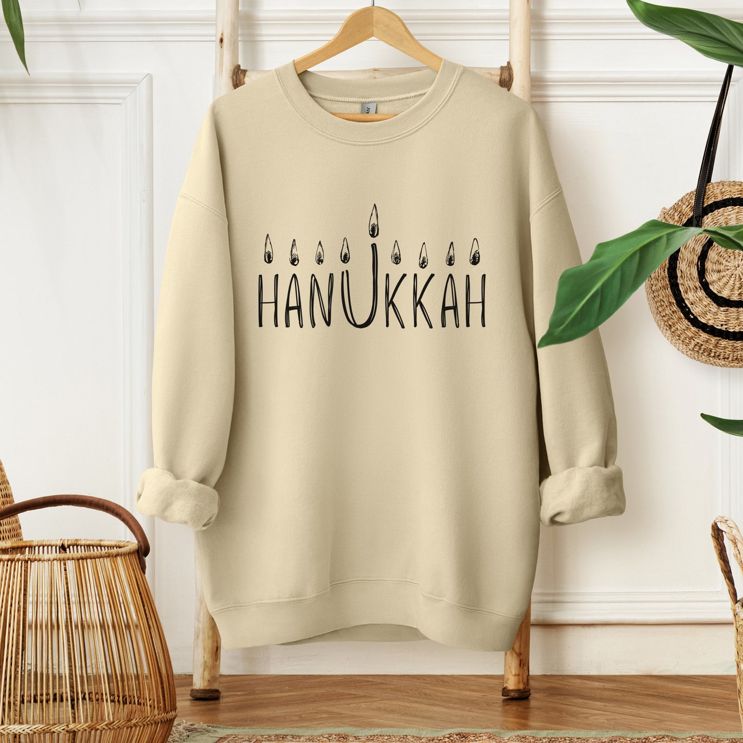 Hanukkah Menorah Sweatshirt