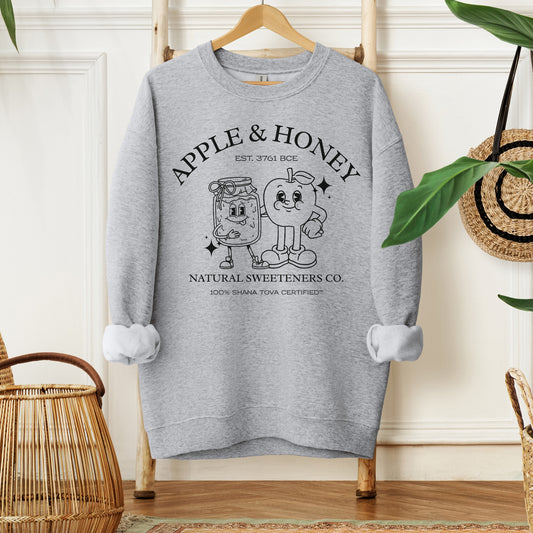 Apple and Honey Co. | Rosh Hashanah Humor Sweatshirt