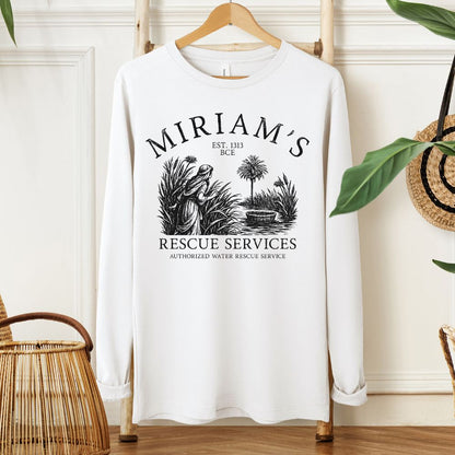 Miriam's Rescue Services | Funny Passover Long Sleeve Tee