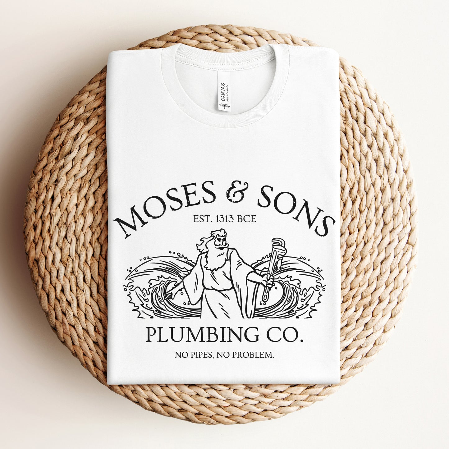 Moses Plumbing Company | Passover Funny T-shirt