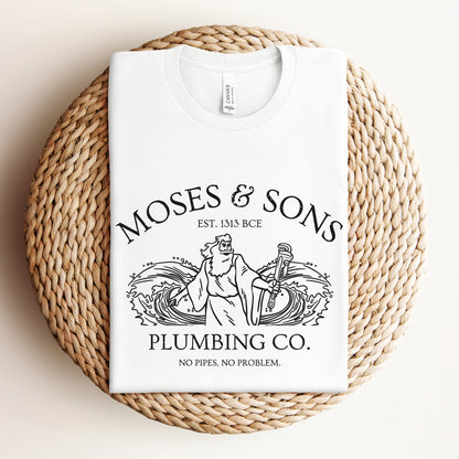 Moses Plumbing Company | Passover Funny T-shirt