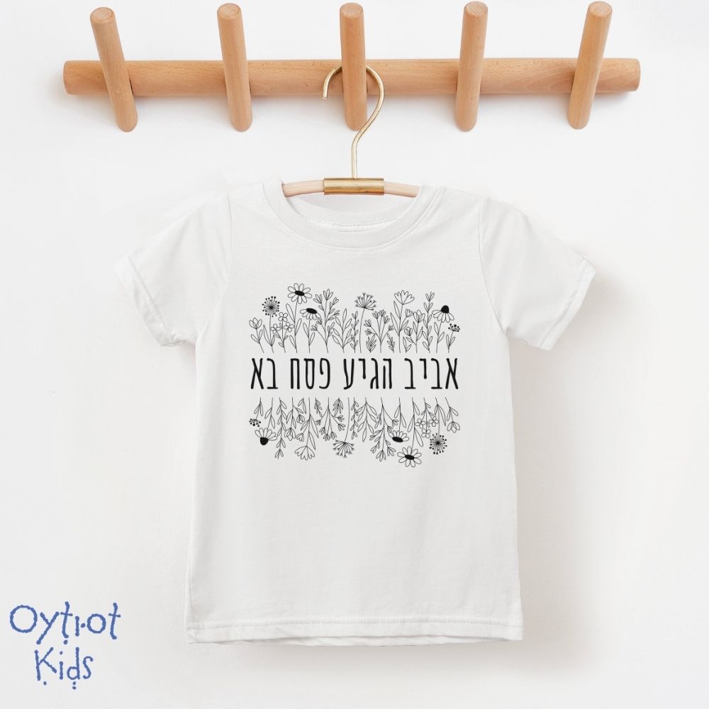 אביב הגיע פסח בא | Passover Toddler T-shirt