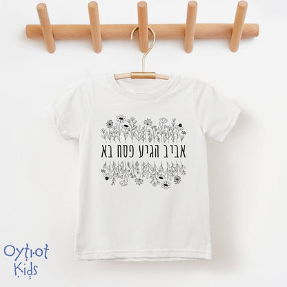 אביב הגיע פסח בא | Passover Toddler T-shirt