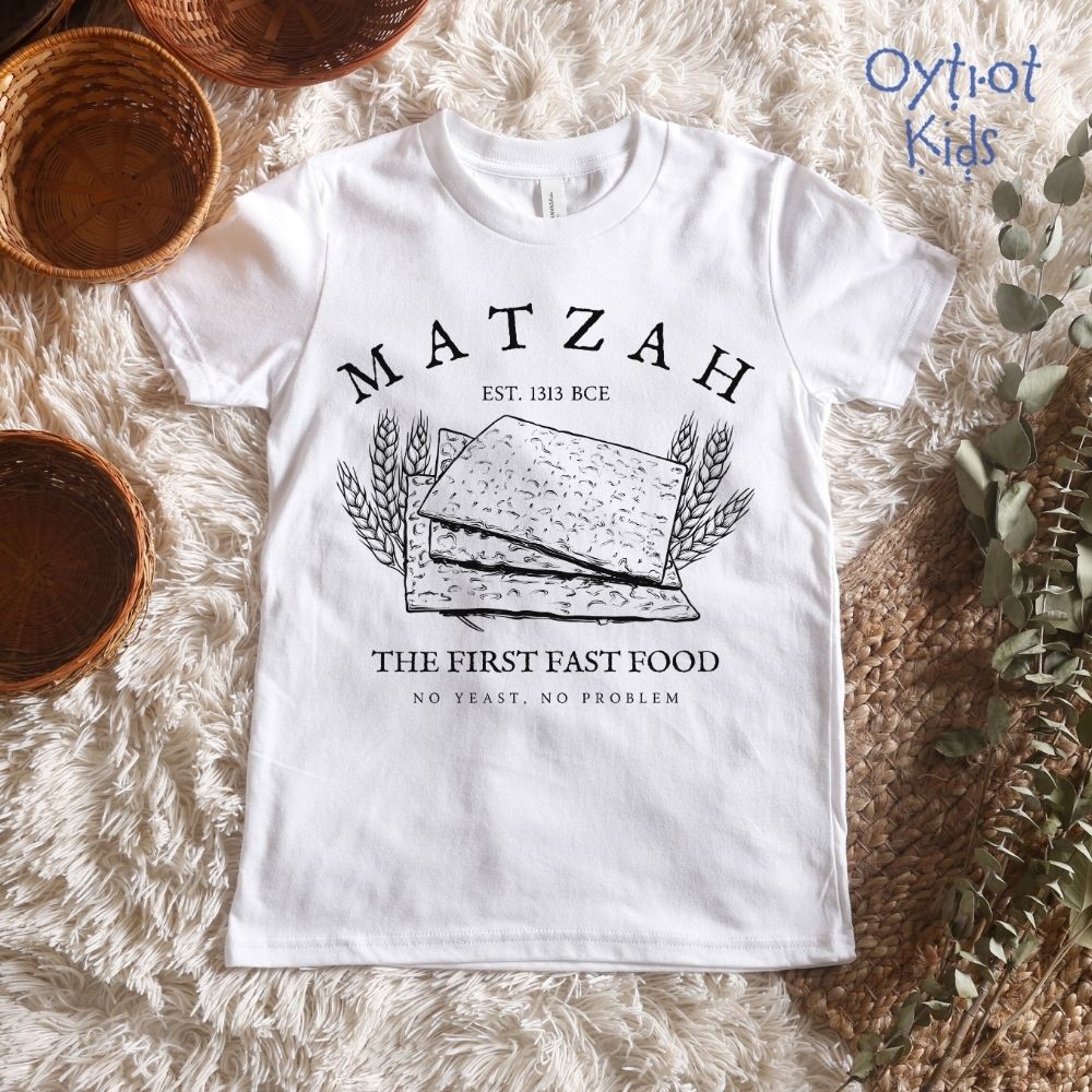 Matzah The First Fast Food Passover Humor Youth T-shirt