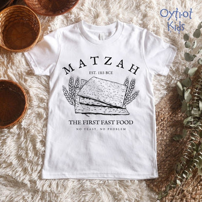 Matzah The First Fast Food Passover Humor Youth T-shirt
