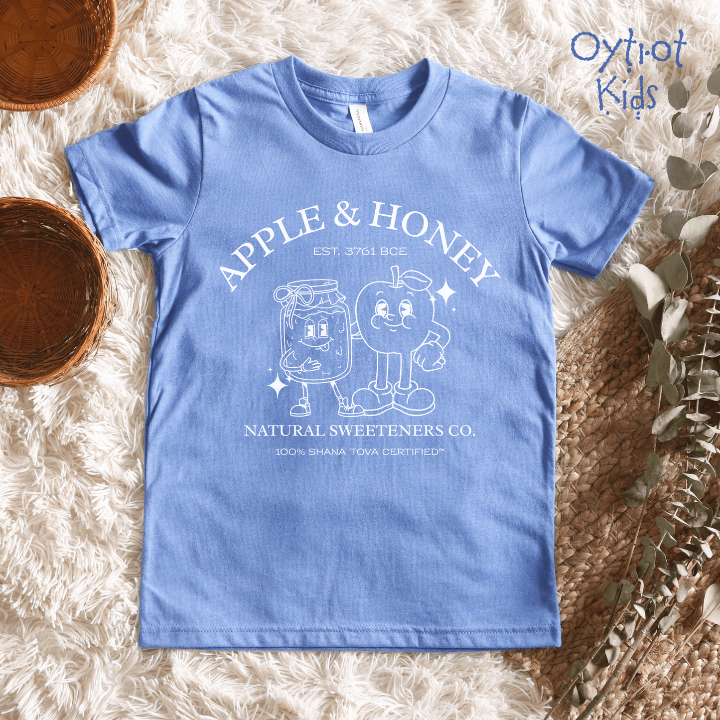 Apple & Honey Co. | Rosh Hashanah Humor Youth T-shirt - Oytiot