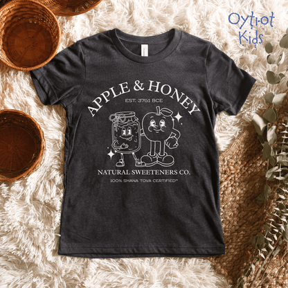 Apple & Honey Co. | Rosh Hashanah Humor Youth T-shirt - Oytiot