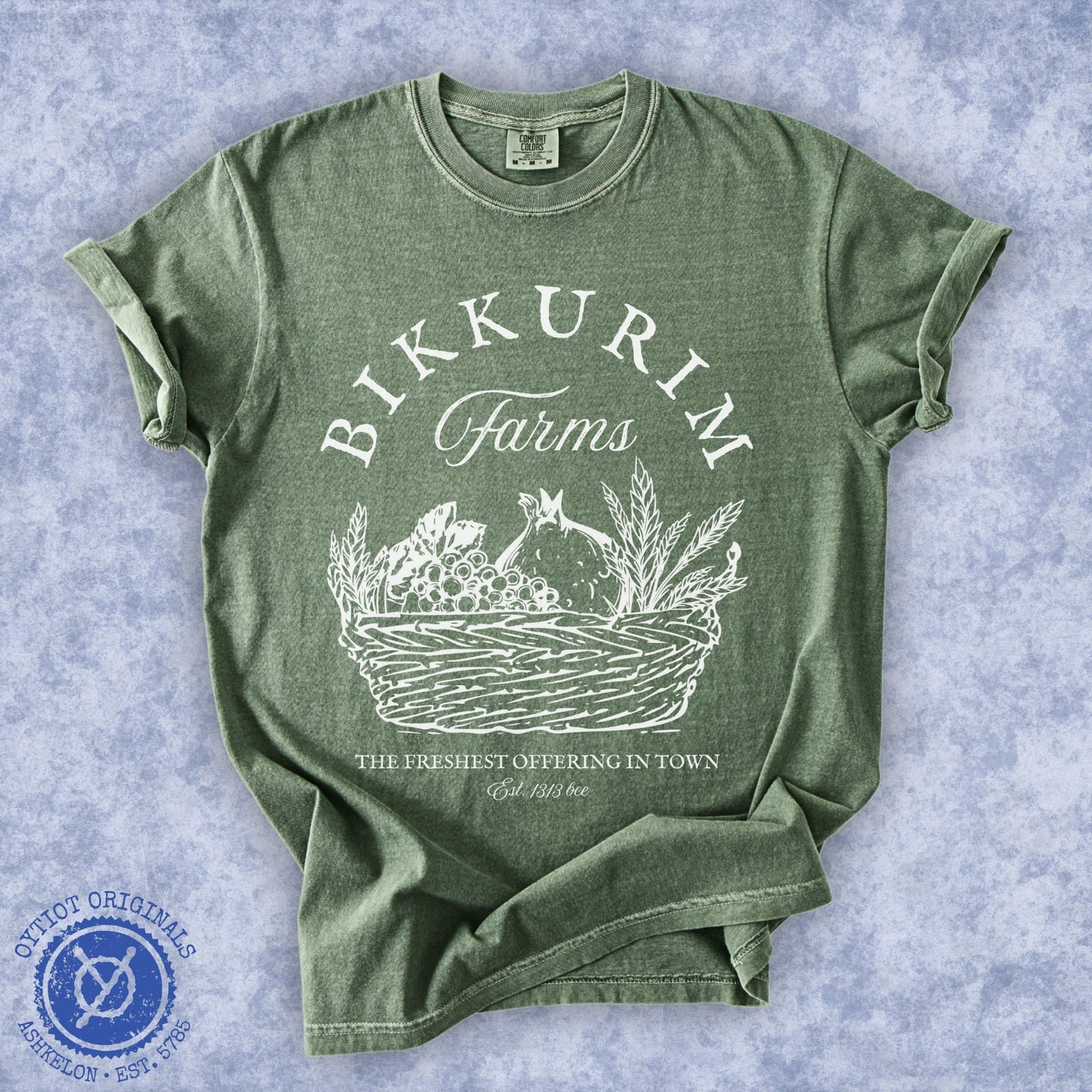 Bikkurim Farms | Washed T-shirt - Oytiot