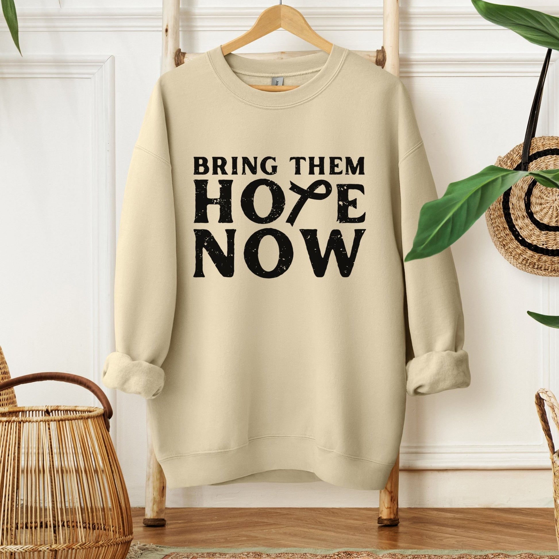 Bring Them Hope Now | 7.10 Hostages Awareness Sweatshirt - Oytiot