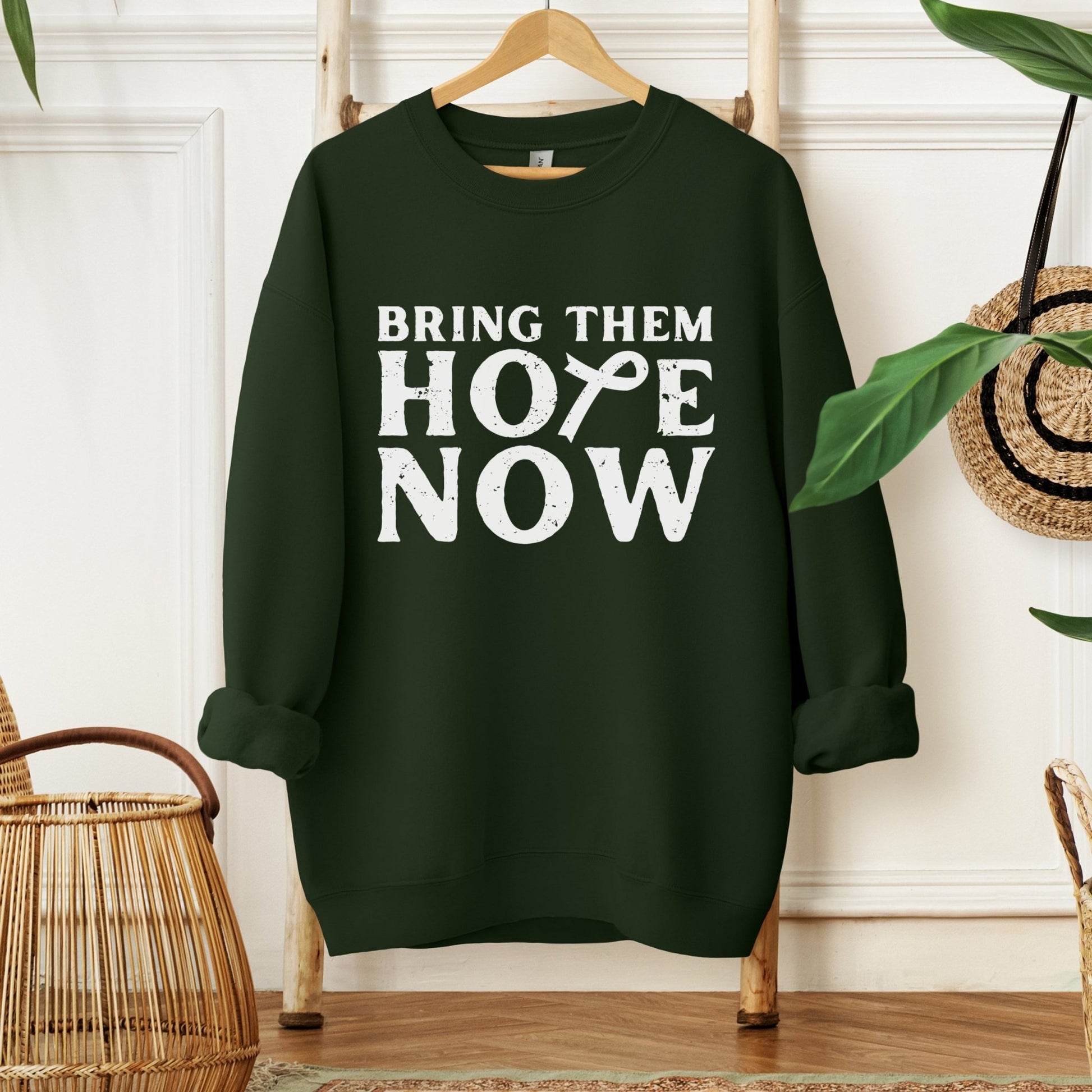 Bring Them Hope Now | 7.10 Hostages Awareness Sweatshirt - Oytiot