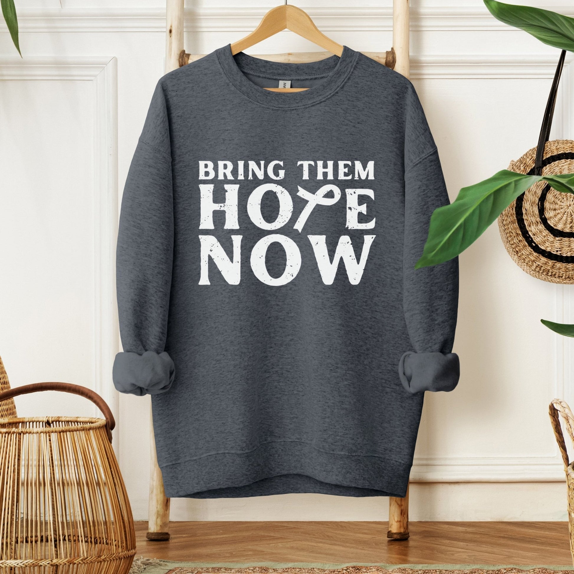 Bring Them Hope Now | 7.10 Hostages Awareness Sweatshirt - Oytiot