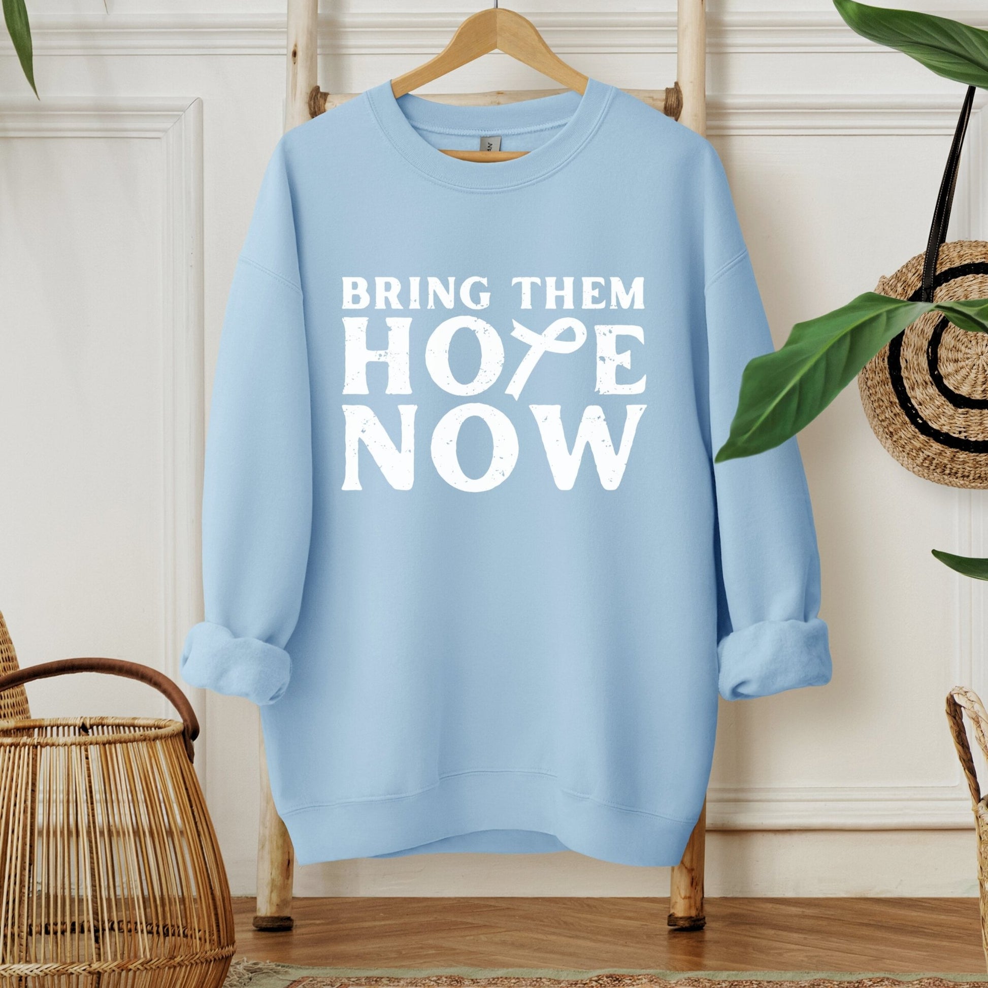 Bring Them Hope Now | 7.10 Hostages Awareness Sweatshirt - Oytiot