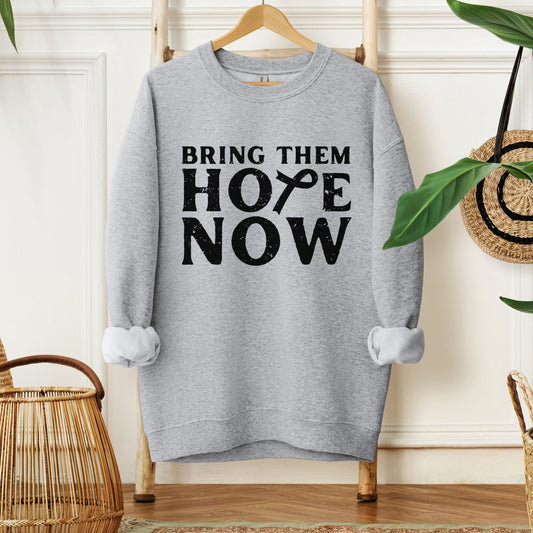 Bring Them Hope Now | 7.10 Hostages Awareness Sweatshirt - Oytiot