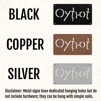 ברכת העסק | Jewish Business Blessing Metal Sign - Oytiot