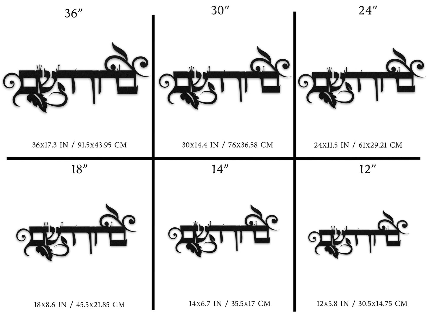 ברוך השם | Hebrew Metal Wall Art - Oytiot