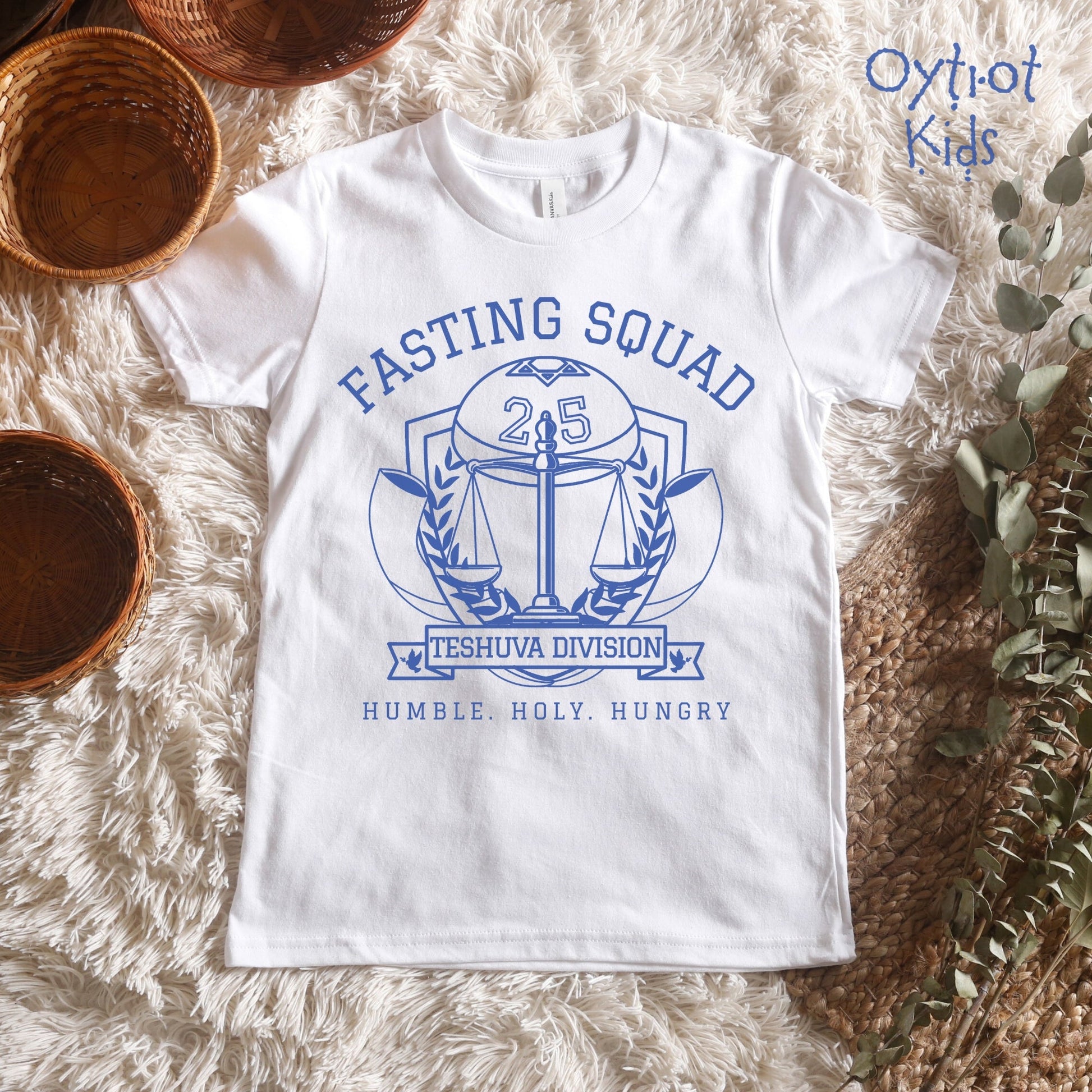 Fasting Squad | Yom Kippur Humor Youth T-shirt - Oytiot