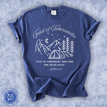 Feast Of Tabernacles | Sukkot Washed T-shirt - Oytiot