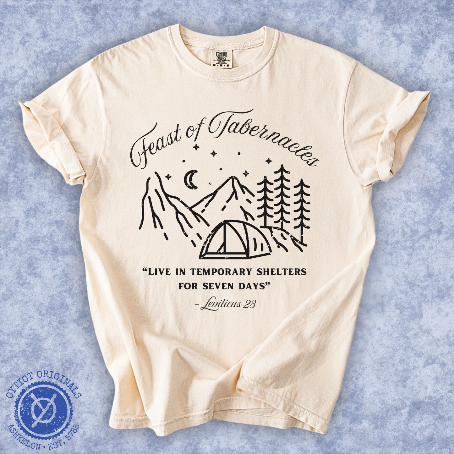 Feast Of Tabernacles | Sukkot Washed T-shirt - Oytiot